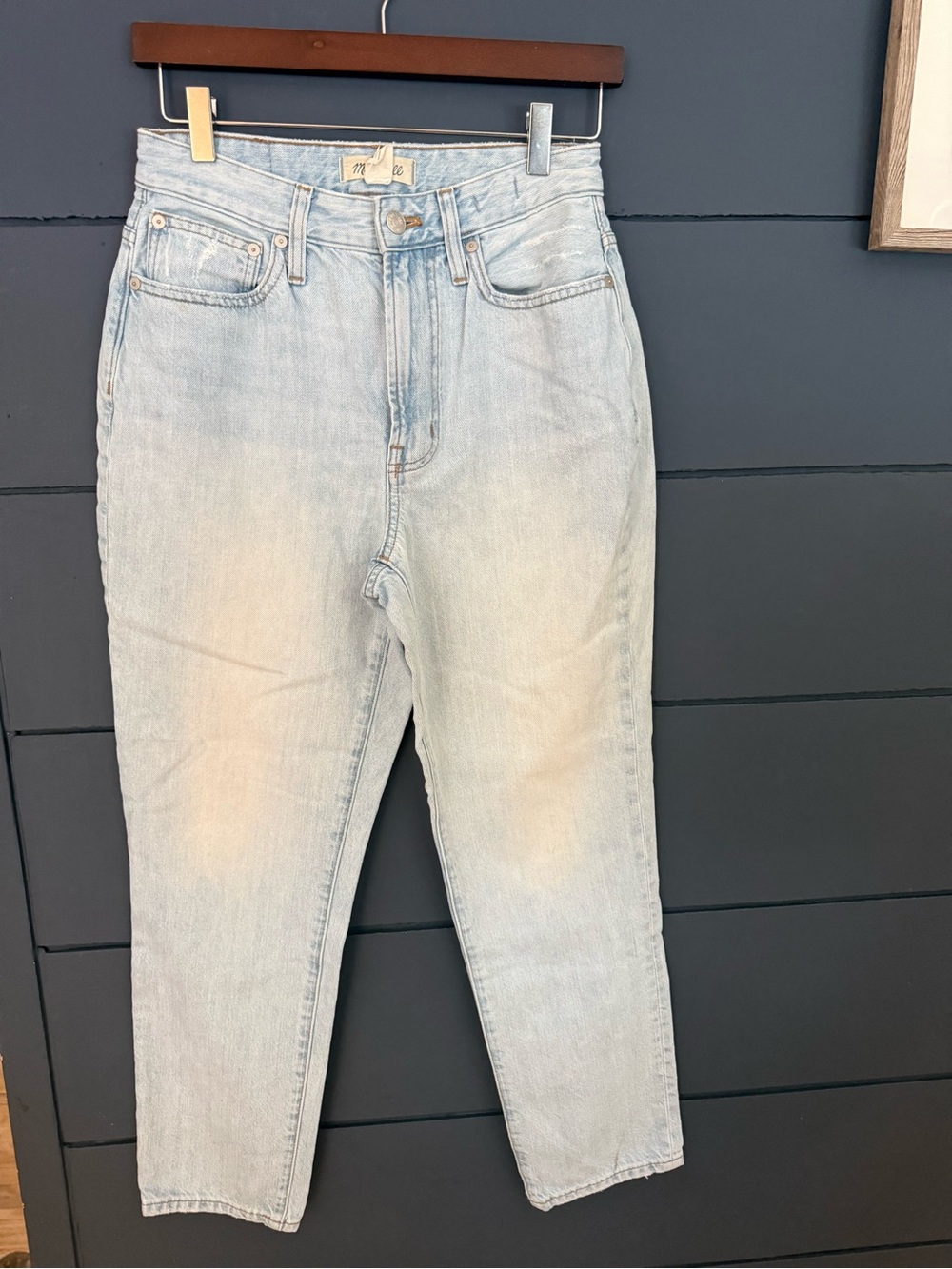 Madewell the curvy perfect vintage Jean light wash 26